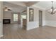 Spacious living room features a fireplace, neutral color scheme, and modern flooring at 2907 Timbercreek Cir, Roswell, GA 30076