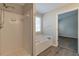 This bathroom features a shower and separate soaking tub at 2907 Timbercreek Cir, Roswell, GA 30076
