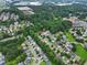 Aerial view showcases a property with lush greenery at 2111 Nelms Pointe Lndg, Lawrenceville, GA 30043