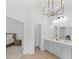 Full bathroom showcasing the lighting and double sink vanity at 2111 Nelms Pointe Lndg, Lawrenceville, GA 30043