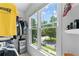 Bright, organized closet with double hung storage and street view from large window at 2111 Nelms Pointe Lndg, Lawrenceville, GA 30043