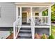 Inviting front porch with stylish decor and a welcoming entrance with number 2876 at 2876 Randall St, East Point, GA 30344
