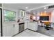 Modern kitchen featuring white cabinets, stainless steel appliances, and sleek countertops perfect for cooking and entertaining at 2876 Randall St, East Point, GA 30344