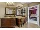 Bright bathroom with double vanities and access to the Primary bedroom at 3902 Butterstream Way, Kennesaw, GA 30144
