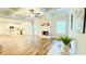 Spacious living room with fireplace, and modern open floorplan at 1540 Ox Bridge Ct, Lawrenceville, GA 30043