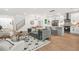 Open floor plan combines the living room and kitchen for modern living at 2926 5Th Sw St, Atlanta, GA 30315