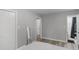 Bright bedroom with wood floors, closet, and ensuite bathroom at 2903 Monterey Dr, Decatur, GA 30032