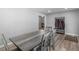 Open dining area offering modern flooring, neutral paint and a convenient coat rack at 2903 Monterey Dr, Decatur, GA 30032