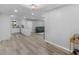 Spacious living area showcasing modern flooring, neutral paint and an open floor plan at 2903 Monterey Dr, Decatur, GA 30032