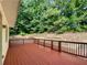 Spacious deck surrounded by trees and greenery, offering privacy at 3832 Cherry Ridge Blvd, Decatur, GA 30034