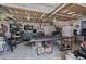 Spacious garage with ping pong table and storage; a flexible space for hobbies and projects at 1047 Taso Trl, Acworth, GA 30101
