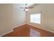 Bedroom features vaulted ceiling and wood floors at 223 Glens Loop, Woodstock, GA 30188