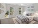 Bright bedroom featuring two large windows, stylish decor, and a comfortable bed at 2372 Oberon Se Walk, Smyrna, GA 30080