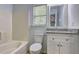 Bathroom featuring neutral colors and granite countertops at 476 Cody Ln, Douglasville, GA 30134