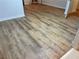 Close up view of the newly installed hardwood floors and trimwork at 1321 Earle Se Ct, Conyers, GA 30013