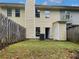 Fenced backyard featuring a door and a window at 25 Timber Ridge Dr, Cartersville, GA 30121