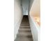 Carpeted staircase leads to the upper level of the home, showcasing a transition between floors at 5518 Legacy Trl, Douglasville, GA 30135