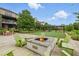 Inviting outdoor fire pit area with comfortable seating, great for community gatherings at 6460 Cortland Walk, Alpharetta, GA 30005