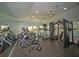 Well-equipped fitness center with treadmills, elliptical machines, weights, and mirrors for a complete workout experience at 1207 Summit North Ne Dr # 1207, Atlanta, GA 30324