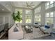 Bright living room with large windows, light gray paint, and modern furniture, creating an inviting and relaxing atmosphere at 1207 Summit North Ne Dr # 1207, Atlanta, GA 30324