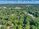 Expansive aerial view of a lush, green community with tree-lined streets and a mountain backdrop on a sunny day at 2648 Oswood Dr, Tucker, GA 30084