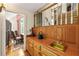 Convenient wet bar area located near the office and staircase at 312 Crabapple Springs Way, Woodstock, GA 30188