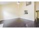Bright living area with hardwood floors and a view to the kitchen at 5867 Trent Walk Dr, Lithonia, GA 30038
