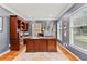 Spacious office with custom built-ins, hardwood floors, and lots of natural light at 4648 Equestrian Way, Atlanta, GA 30338