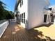 Large deck offering stunning views, complete with white railings for added safety and appeal at 4770 Powers Park Ne Ct, Marietta, GA 30067