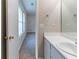 Bright bathroom vanity with a view into the bedroom and natural light at , Lithonia, GA 30038