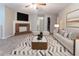Decorated living room featuring fireplace, comfortable seating, and stylish decor at , Lithonia, GA 30038