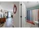 Hallway view with bathroom and a glimpse of the living space at 1915 Cooper Landing Se Dr, Smyrna, GA 30080