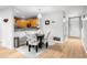 Cozy dining area adjacent to the kitchen, featuring stylish seating and natural light at 472 Sherman Way, Decatur, GA 30033