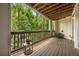Relaxing porch with wooded view at 472 Sherman Way, Decatur, GA 30033