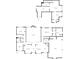 Detailed floor plan illustrating the layout of the home's first and second floors at 90 Alcovy Reserve Way, Covington, GA 30014
