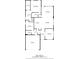 Detailed floor plan with dimensions for rooms including living, bedrooms, kitchen, garage, and sitting room at 41 Balsam Dr, Dallas, GA 30157