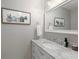 Stylish bathroom with marble countertops and a modern vanity at 1217 Club Walk Ne Dr, Brookhaven, GA 30319