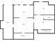 Basement floor plan outlining rooms, garage, and storage in a spacious lower level for multiple uses at 1423 Hillcrest Rd, Bowdon, GA 30108