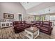 Cozy living room featuring hardwood floors, comfortable seating, and stylish decor at 1423 Hillcrest Rd, Bowdon, GA 30108