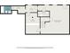 Basement floor plan with recreation room, bar, bath, and utility room dimensions at 1956 Spencer Oaks Ln, Lithonia, GA 30058