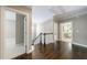 Upstairs hallway with hardwood floors, and trim at 2370 Burch Cir, Brookhaven, GA 30319