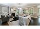 Comfortable living room boasts a fireplace, large windows, and stylish decor at 2370 Burch Cir, Brookhaven, GA 30319