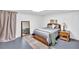 Basement with a bed and a large mirror at 14 Connie St, Cartersville, GA 30121