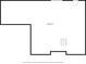 Basement floor plan showing wide open area and access to the stairs for future development at 111 Millstone Way, Canton, GA 30115