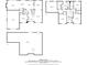 Comprehensive view of all three floor plans: basement, main level, and upper level layouts at 111 Millstone Way, Canton, GA 30115
