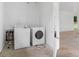 Laundry room equipped with a washer and dryer at 1110 Upper Hembree Rd, Roswell, GA 30076