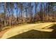 Large grassy backyard, bordered by trees, has plenty of room to roam at 1105 River Laurel Dr, Suwanee, GA 30024