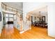 Spacious foyer featuring a grand staircase and views of the dining room and living room at 1105 River Laurel Dr, Suwanee, GA 30024