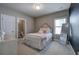 Bedroom with neutral decor, ensuite access, natural light, and plenty of room at 2657 Cedar Pine Way, Atlanta, GA 30360