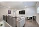 Beautiful loft with hardwood floors, built-in shelving and mini-fridge at 2657 Cedar Pine Way, Atlanta, GA 30360